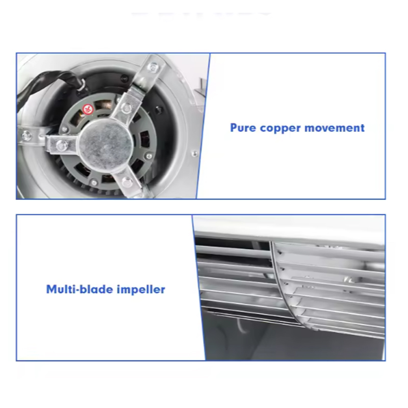 230V 160 mm diameter ac externe rotormotor mini-centrifugaalventilatoren